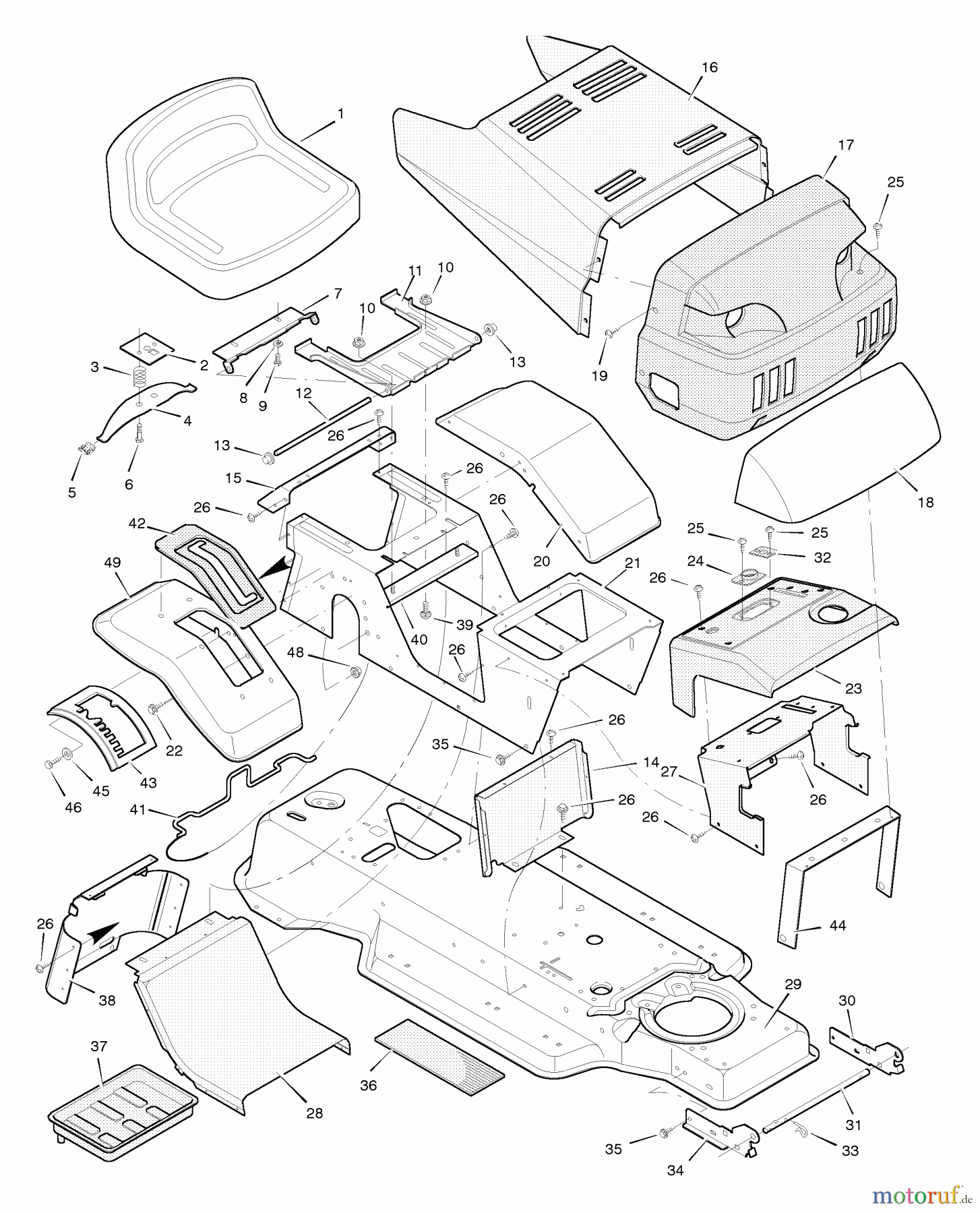  Murray Rasen- und Gartentraktoren 42830B - Murray 42