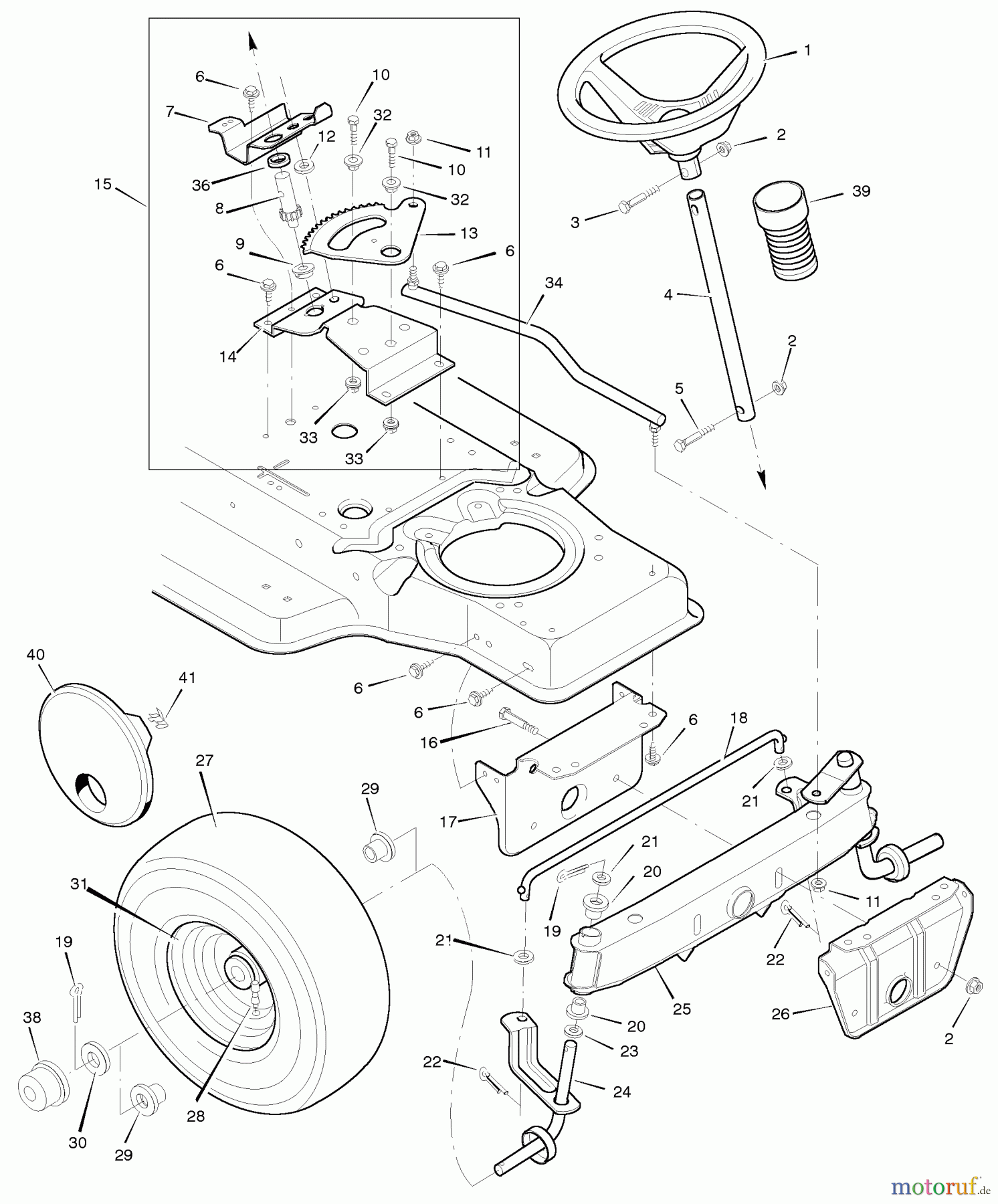  Murray Rasen- und Gartentraktoren 42917x8A - Scotts 42