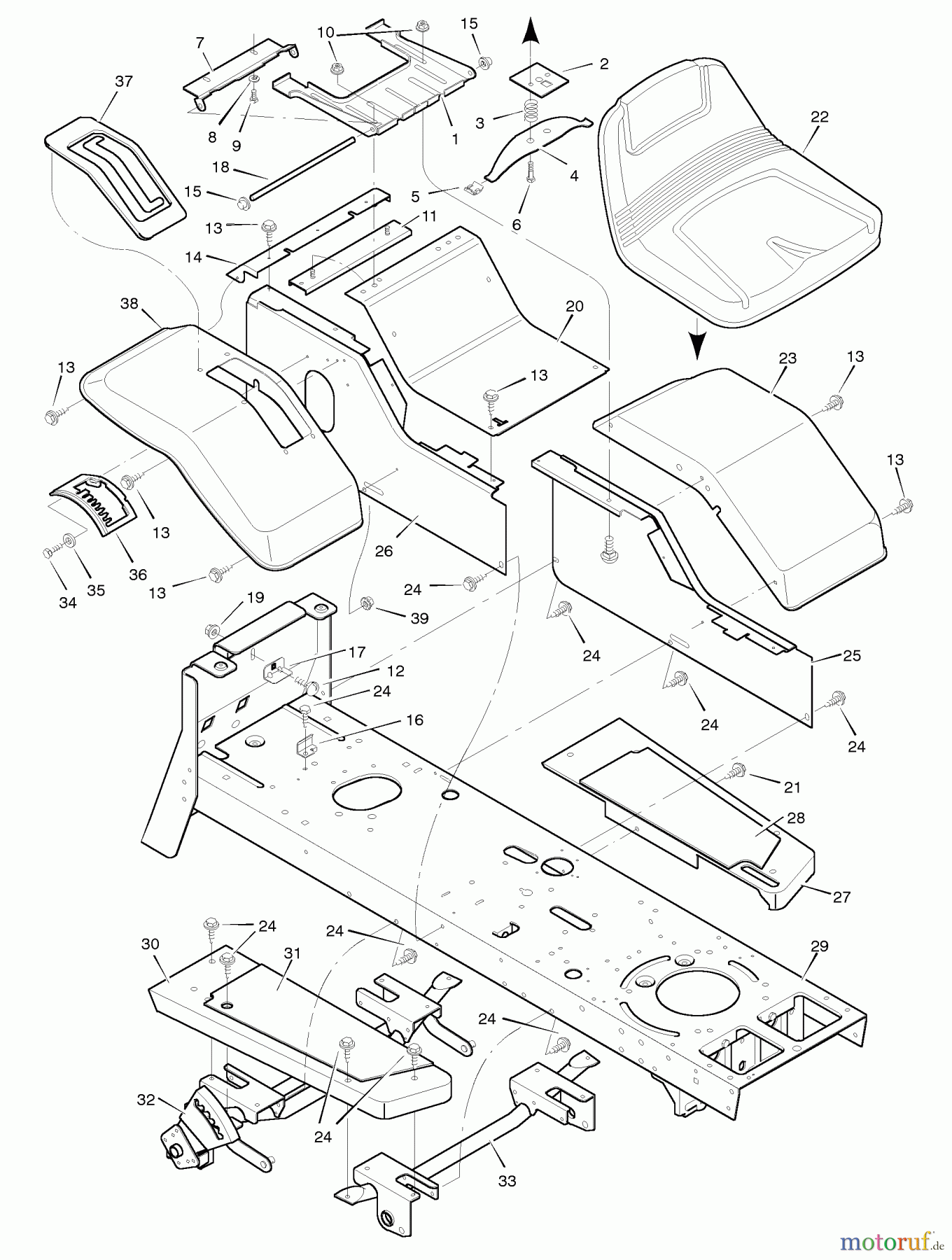  Murray Rasen- und Gartentraktoren 46430x8A - Scotts 46