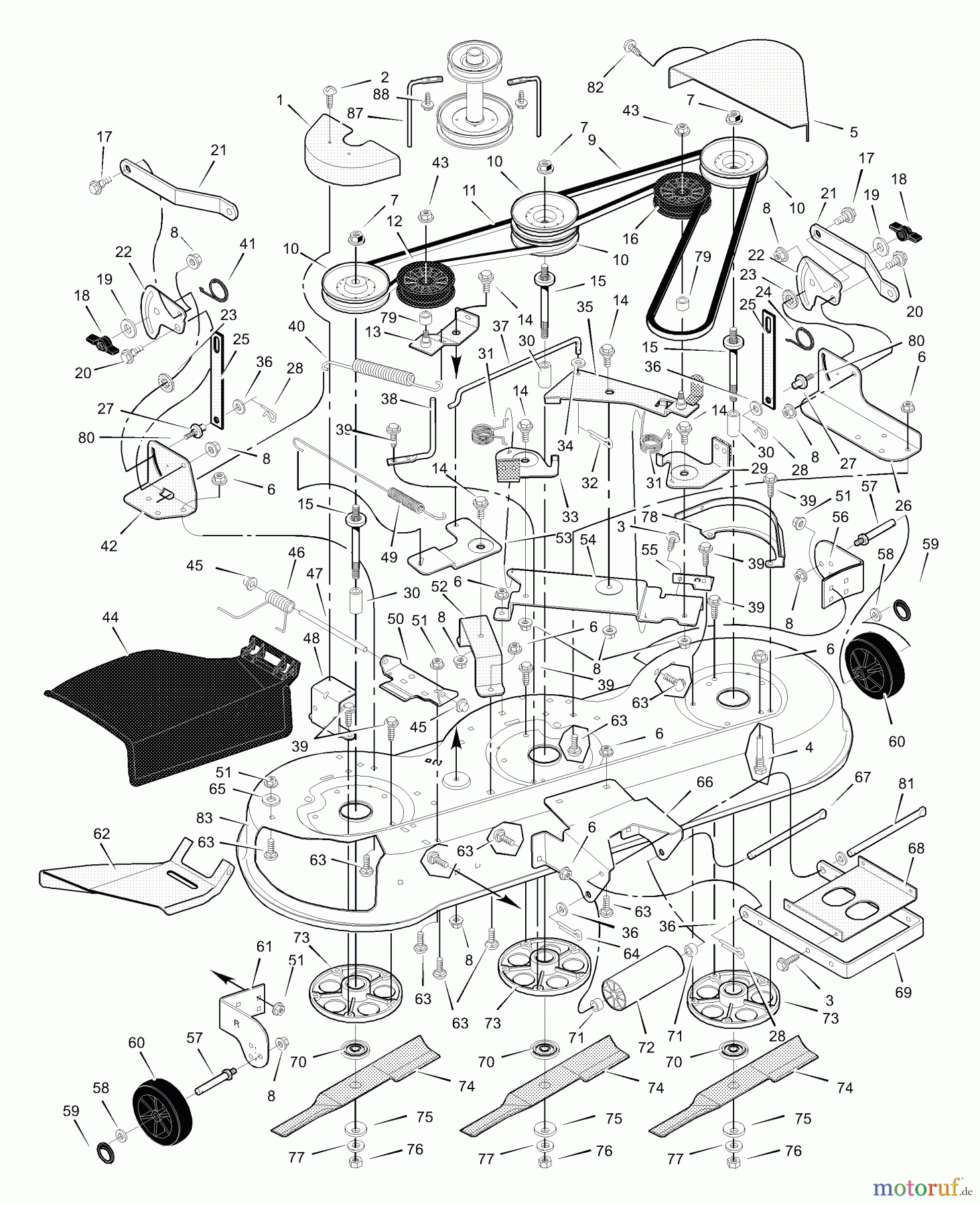 Murray Rasen- und Gartentraktoren 465600x71A - B&S/Murray 46