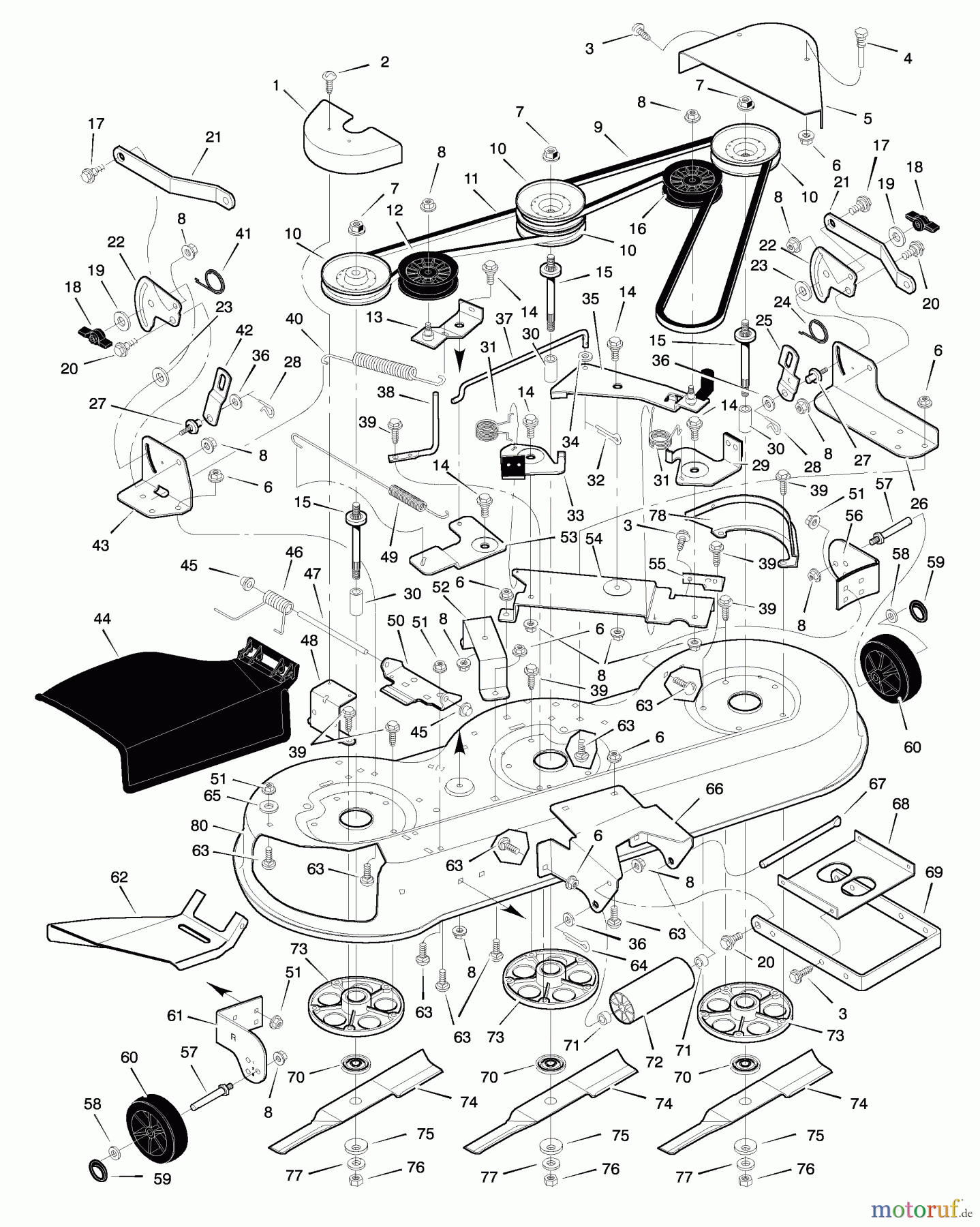  Murray Rasen- und Gartentraktoren 46567x30A - Murray 46