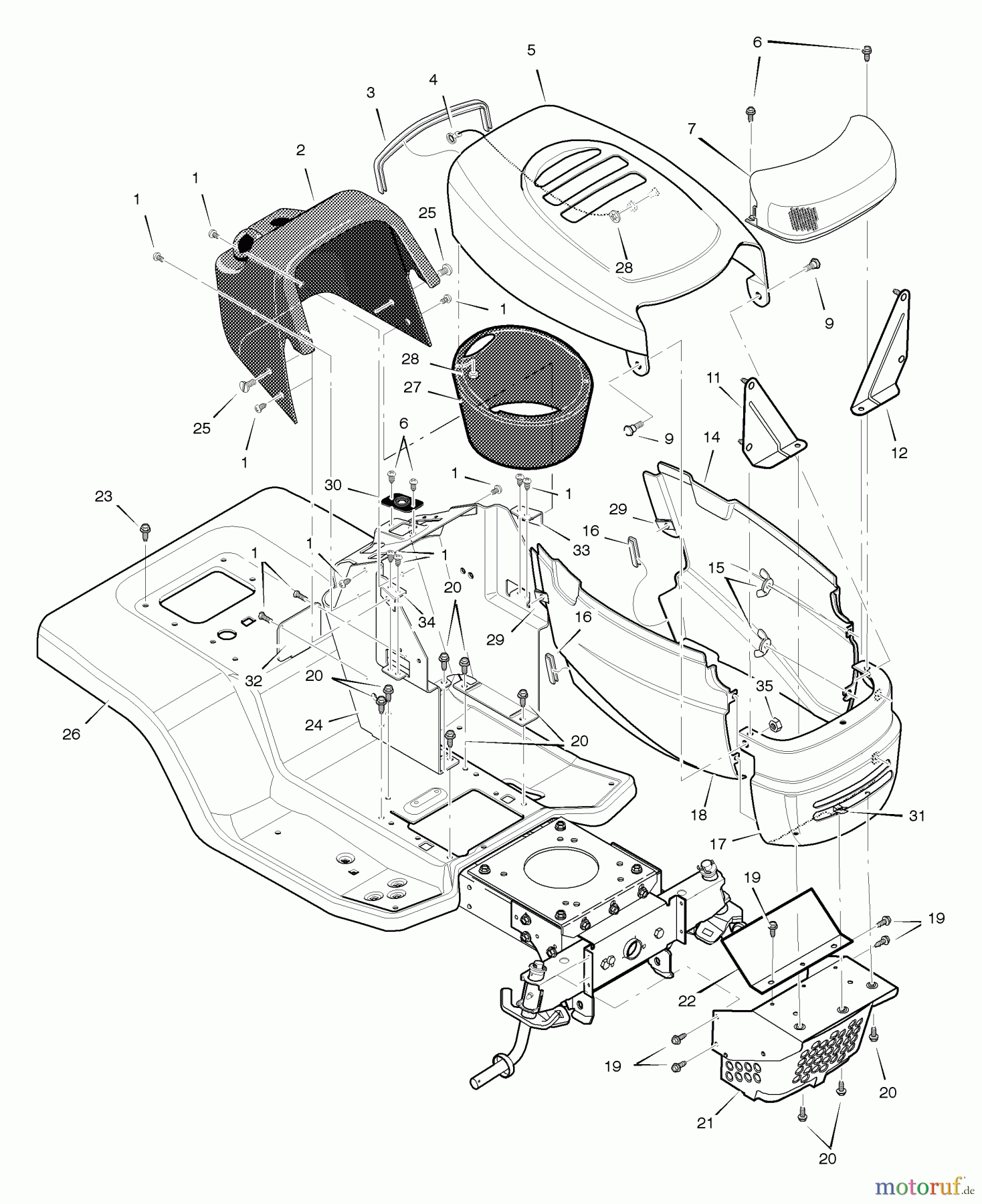  Murray Rasen- und Gartentraktoren 468600x43A - Yard King 46