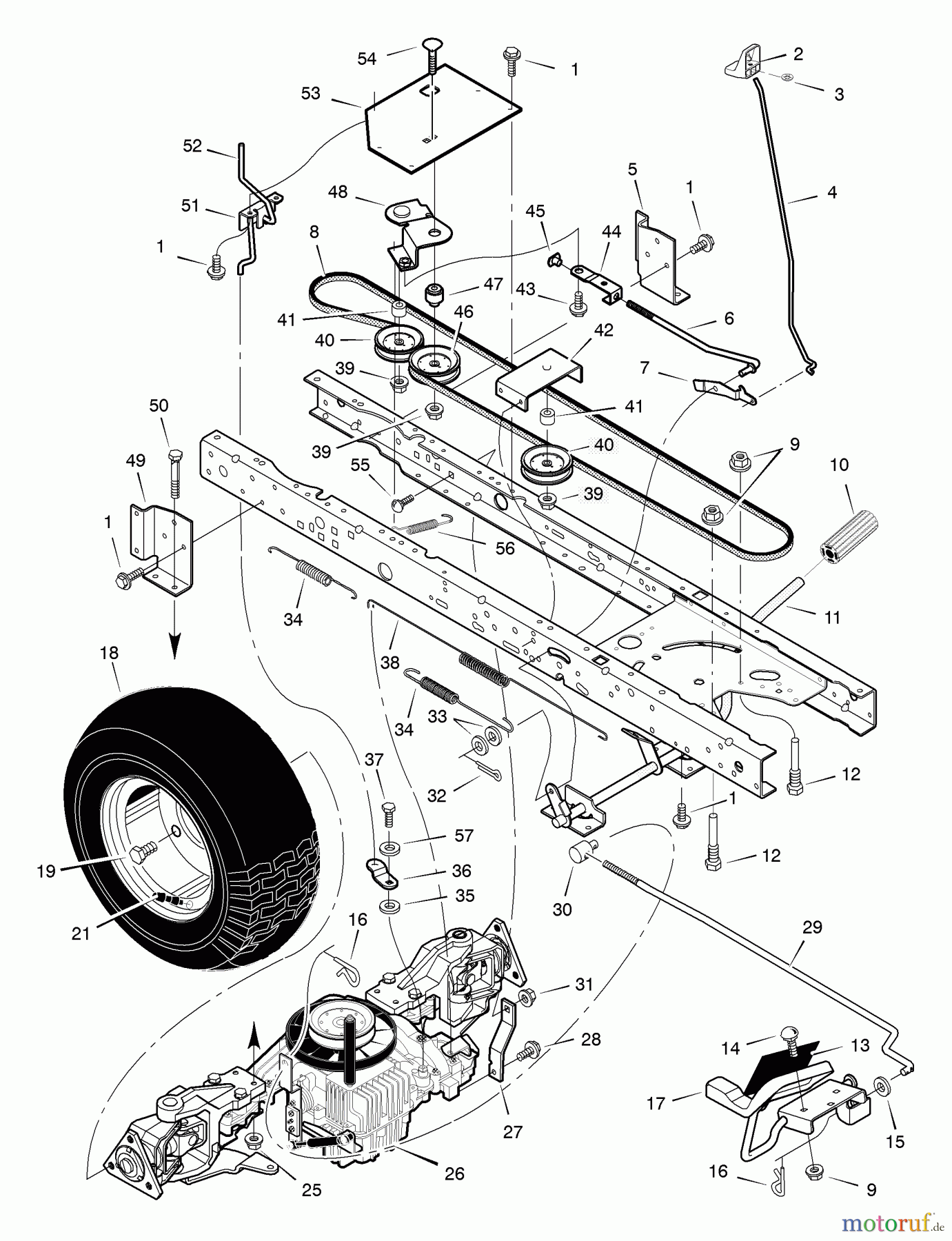 Murray Rasen- und Gartentraktoren 468600x43A - Yard King 46