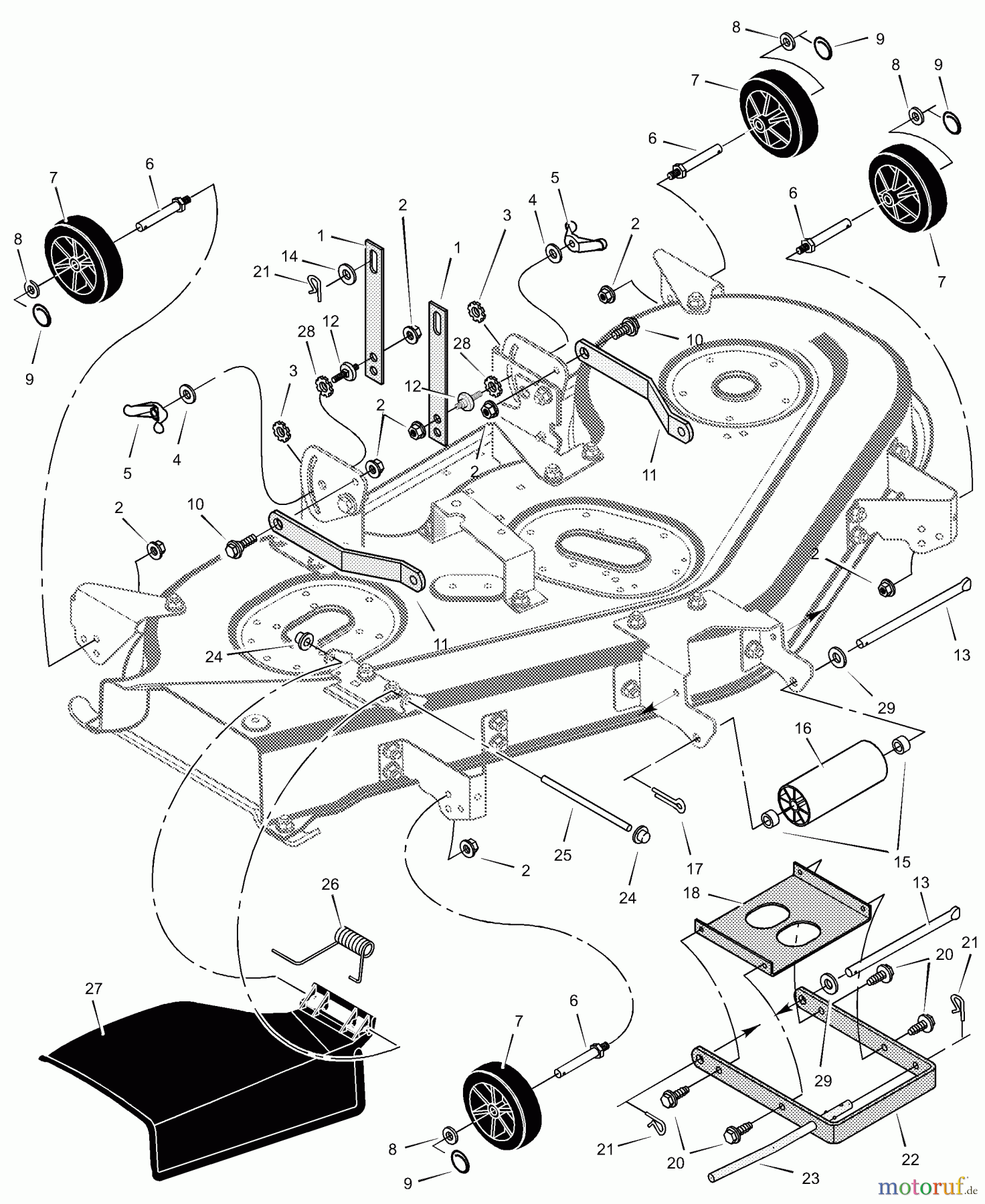  Murray Rasen- und Gartentraktoren 521000x71A - B&S/Murray 52