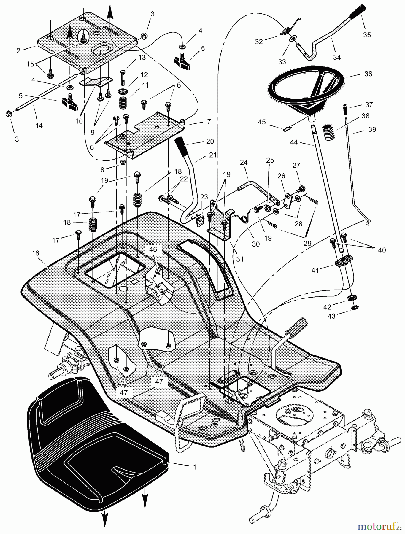 Murray Rasen- und Gartentraktoren 521613x71A - B&S/Murray 52