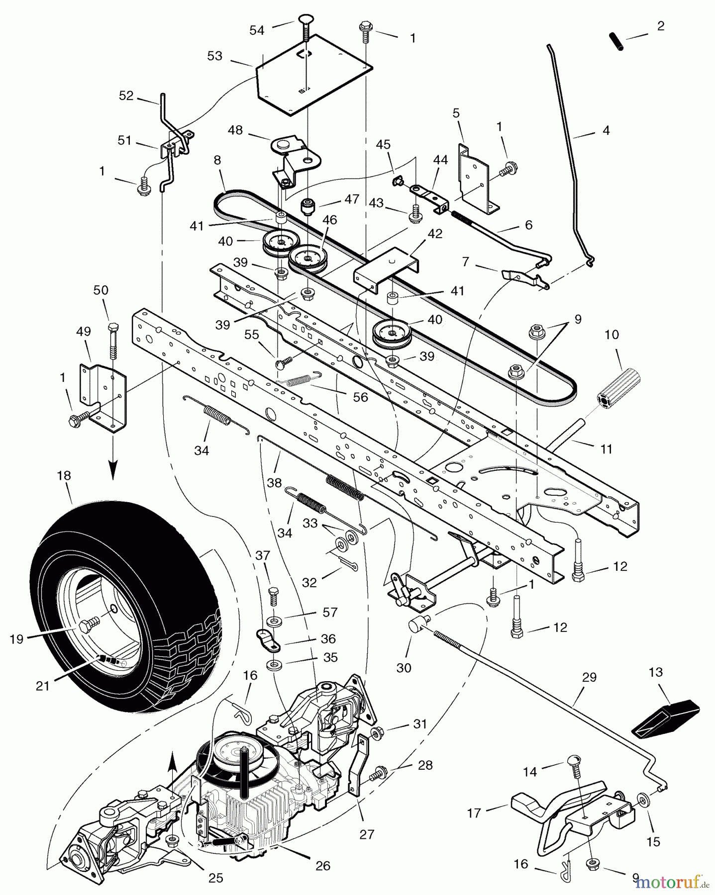 Murray Rasen- und Gartentraktoren C950-60471-0 - Craftsman 42