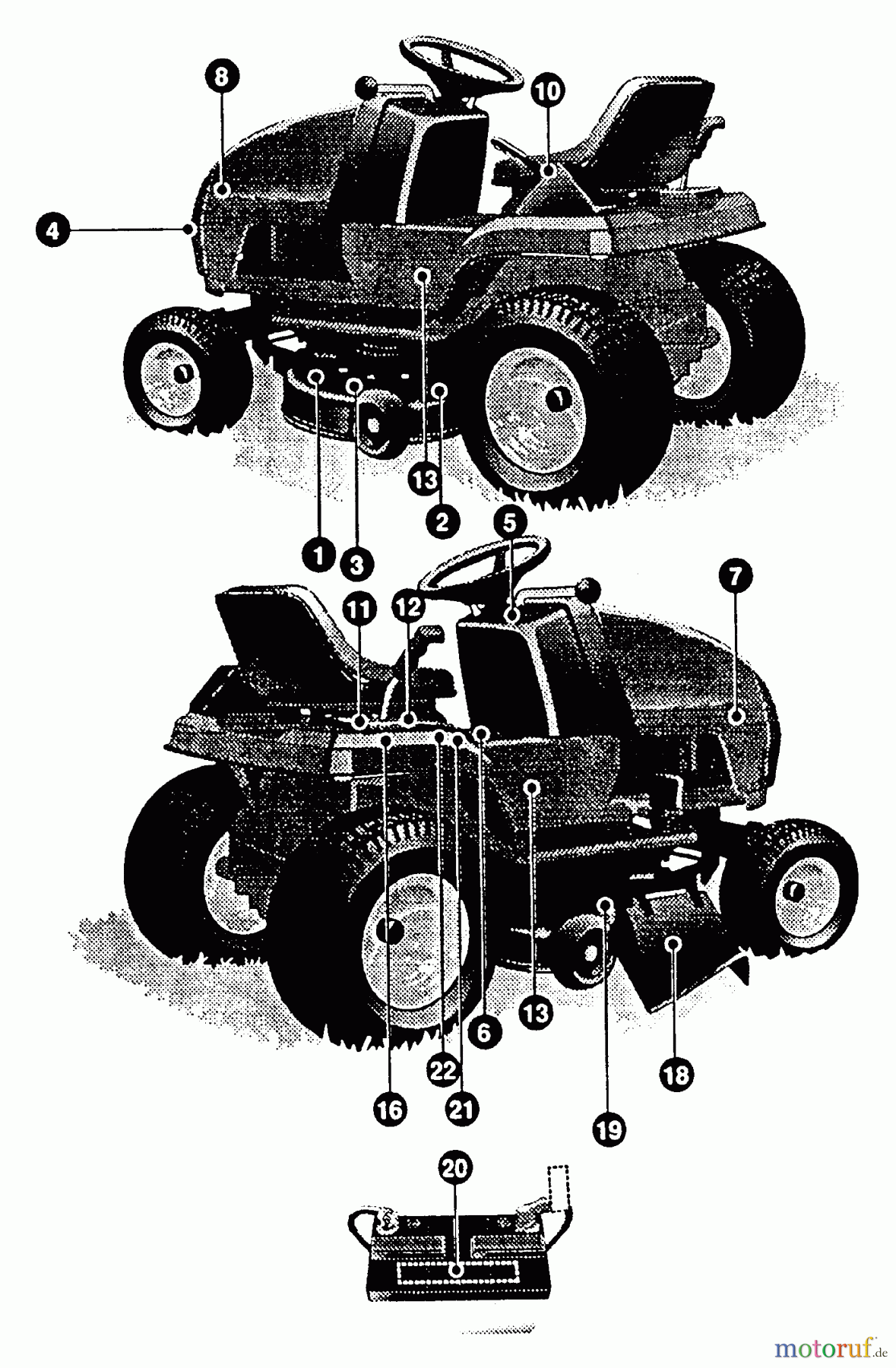  Murray Rasen- und Gartentraktoren G4315140 - Murray 43