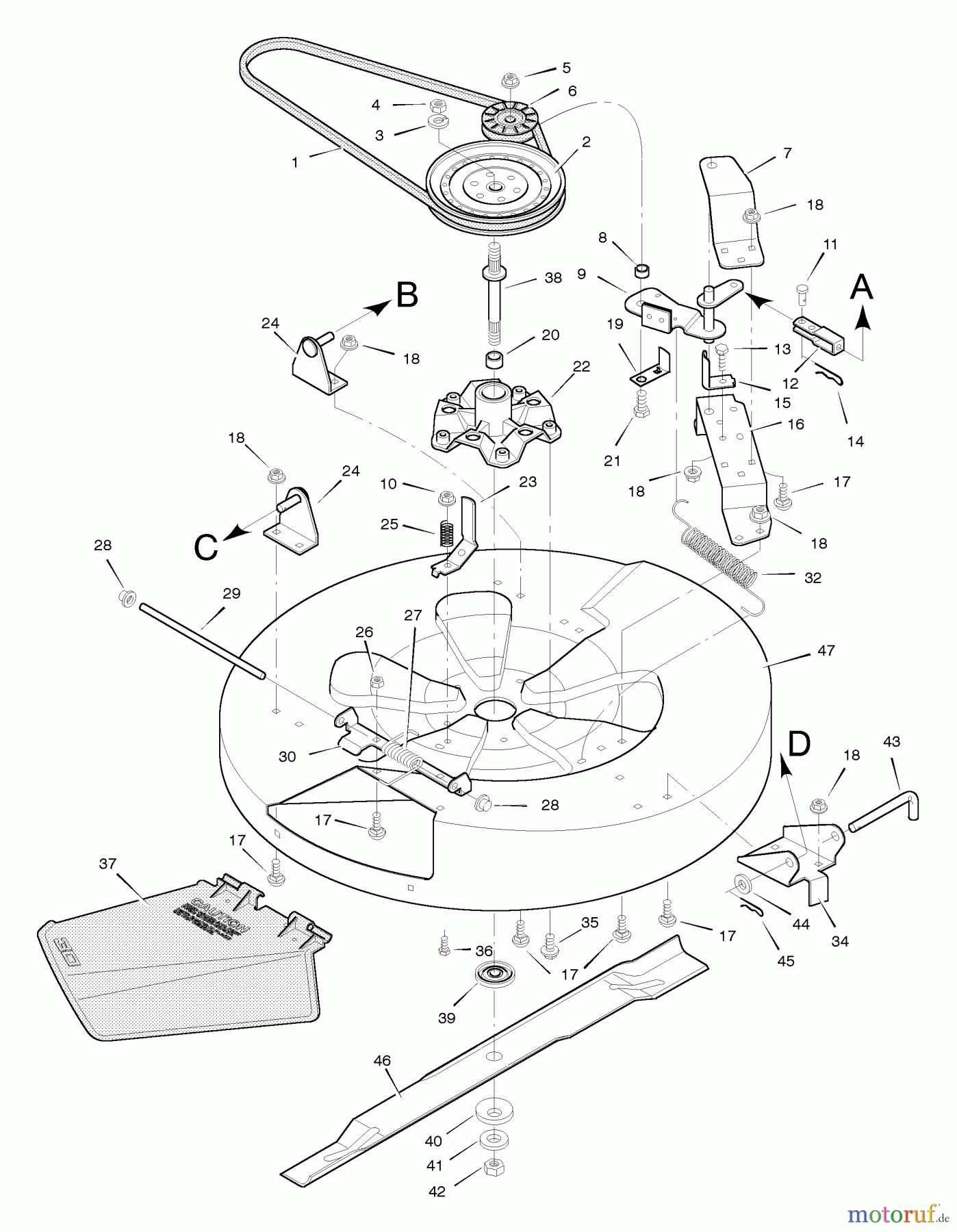  Murray Reitermäher 30544x92D - B&S/Murray 30