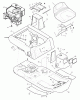 Murray 30550H - 30" Rear Engine Rider (1999) Ersatzteile Body Chassis