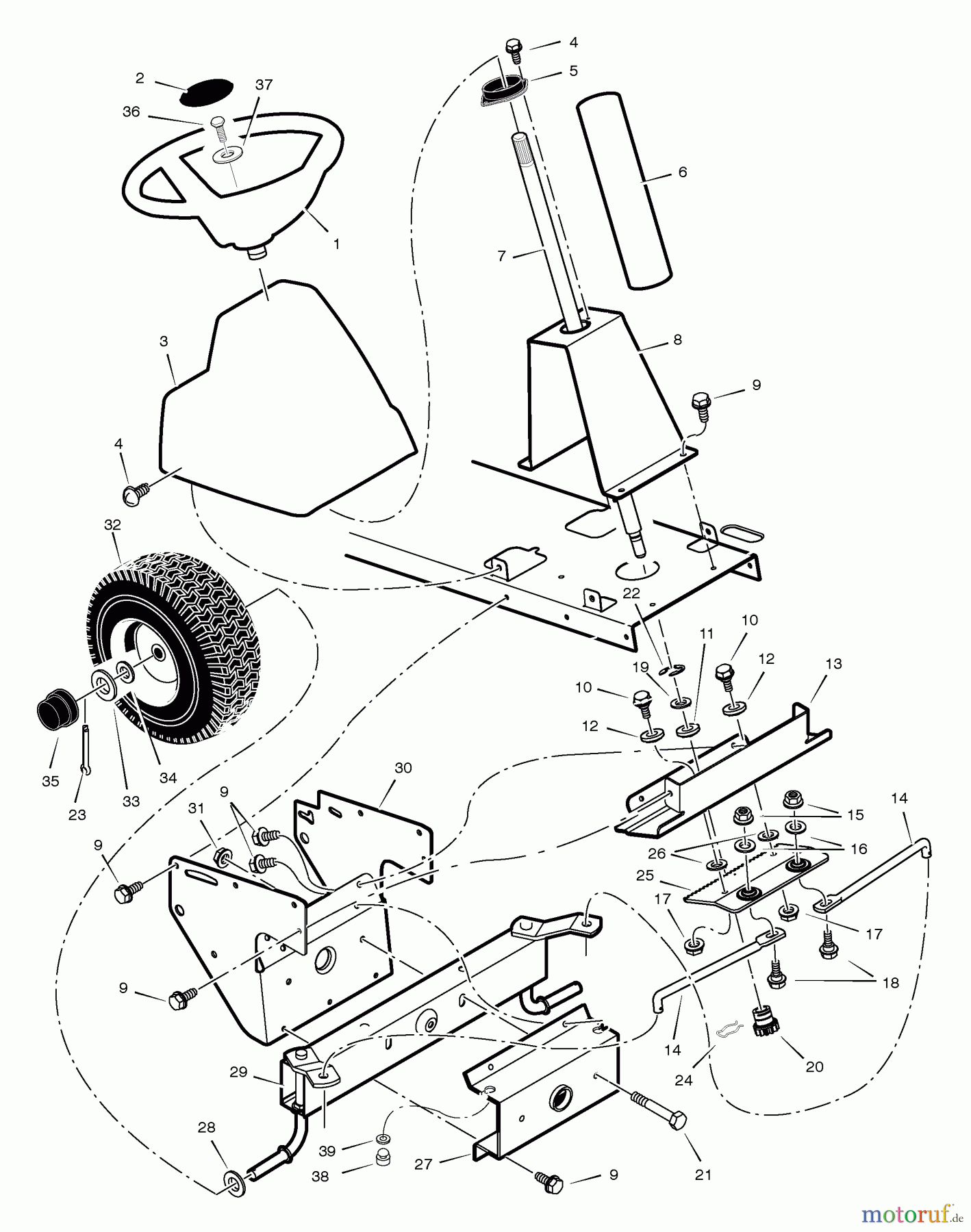  Murray Reitermäher 309002x24C - B&S/Murray 30