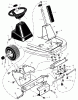 Murray 309029x92NA - B&S/ 30" Rear Engine Rider (2003) (Walmart) Listas de piezas de repuesto y dibujos Steering