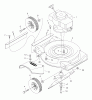 Murray MD20475FC (7800325) - 20" Walk-Behind Mower (2008) Listas de piezas de repuesto y dibujos Deck & Engine Group