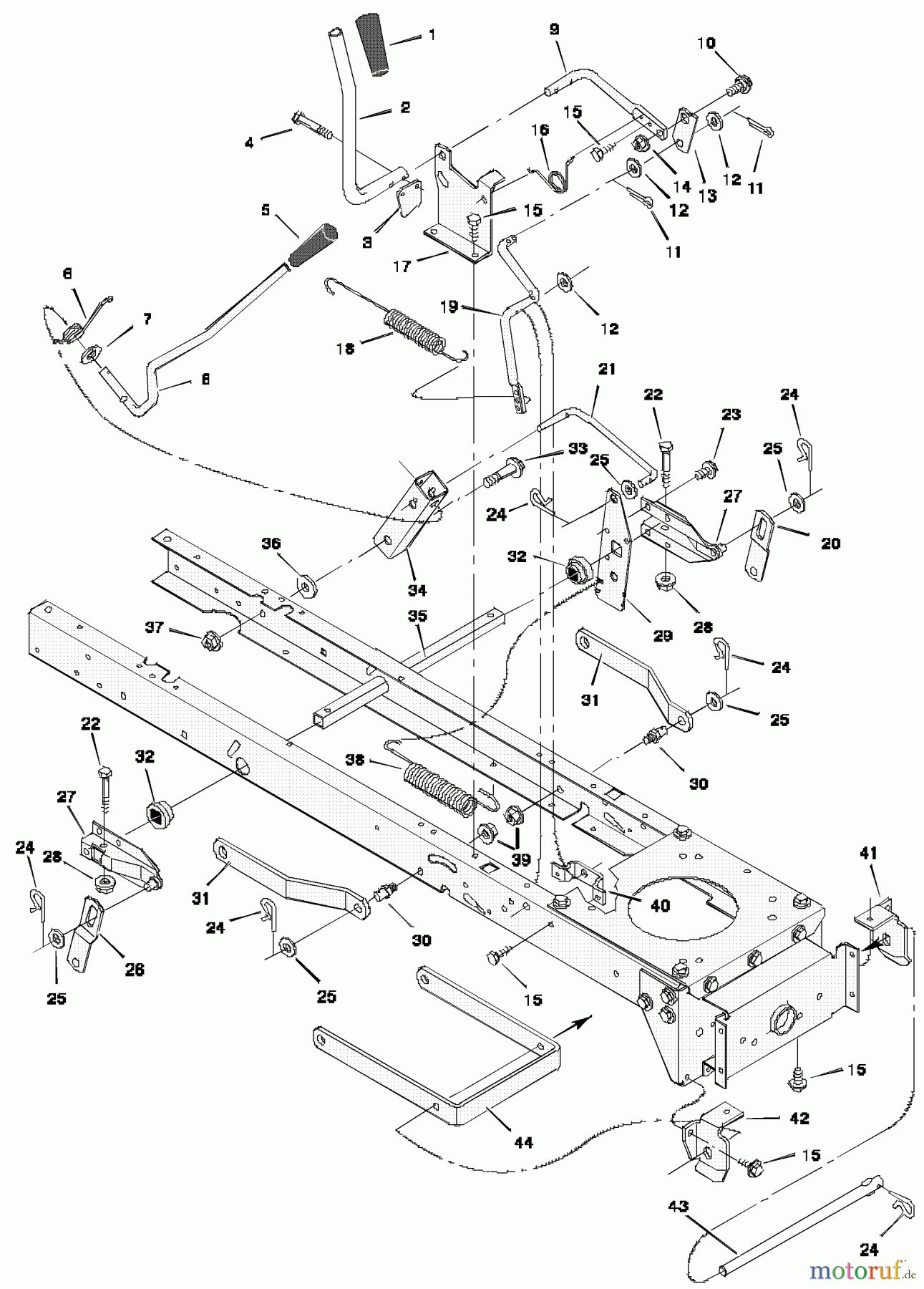 Murray Rasen- und Gartentraktoren 38500x192B - B&S/Murray 38 Lawn