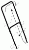 Murray 20101x31D - Scotts 20" Walk-Behind Mower (2002) (Home Depot) Ersatzteile Handle Assembly