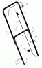 Murray 201022x99A - B&S/ 20" Walk-Behind Mower (2004) (AAFES) Ersatzteile Handle Assembly