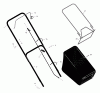 Murray 20405x32A - B&S/ 20" Walk-Behind Mower (1999) (Zellers) Spareparts Handle And Bag Assembly