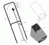 Murray 20407x35A - B&S/ 20" Walk-Behind Mower (1997) (Western Auto) Ersatzteile Handle & Bag Assembly