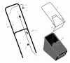 Murray 204210x30A - 20" Walk-Behind Mower (2003) Listas de piezas de repuesto y dibujos Handle & Bag Assembly