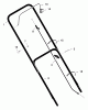 Murray 20456x9A - B&S/ 20" Walk-Behind Mower (1998) (Montgomery Wards) Spareparts Handle Assembly