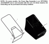 Murray 20457x4A - 20" Walk-Behind Mower (1999) Listas de piezas de repuesto y dibujos Bag Assembly