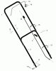 Murray 20465x8B - Scotts 20" Walk-Behind Mower (1999) (Home Depot) Ersatzteile Handle Assembly