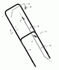 Murray 20506x8C - Scotts 20" Walk-Behind Mower (1998) (Home Depot) Spareparts Handle Assembly