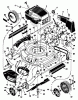 Murray 20605x6A - Ultra 20" Walk-Behind Mower (1997) Listas de piezas de repuesto y dibujos Mower Deck Assembly