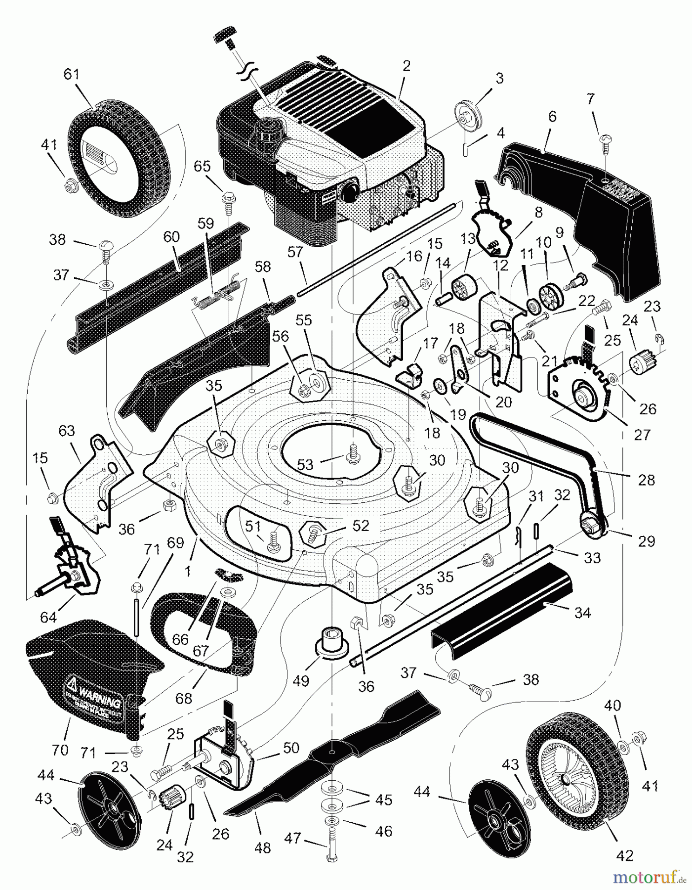  Murray Rasenmäher 20606x82C - Ranch King 20