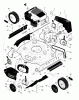 Murray 20607x99B - B&S/ 20" Walk-Behind Mower (1999) (AAFES) Listas de piezas de repuesto y dibujos Mower Housing Assembly
