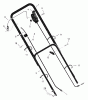 Murray 20608B - 20" Walk-Behind Mower (2000) Ersatzteile Handle Assembly