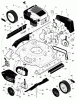 Murray 20656x8A - Scotts 20" Walk-Behind Mower (1998) (Home Depot) Listas de piezas de repuesto y dibujos Handle Assembly