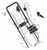 Murray 20706x6B - Ultra 20" Walk-Behind Mower (2000) Listas de piezas de repuesto y dibujos Handle Assembly