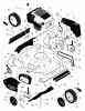 Murray 20707x99A - B&S/ 20" Walk-Behind Mower (1998) (AAFES) Listas de piezas de repuesto y dibujos Handle Assembly