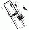 Murray 20715x92A - B&S/ 20" Walk-Behind Mower (1999) (Walmart) Ersatzteile Handle Assembly