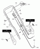 Murray 21386x6C - Ultra 21" Walk-Behind Mower (2000) Pièces détachées Handle Assembly