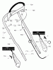 Murray 21485x6A - Ultra 21" Walk-Behind Mower (2000) Listas de piezas de repuesto y dibujos Handle Assembly