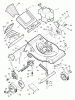 Murray 21717x62A - B&S/ 21" Walk-Behind Mower (1996) (Home Base) Listas de piezas de repuesto y dibujos Mower Housing Assembly