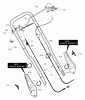 Murray 21845x6A - Ultra 21" Walk-Behind Mower (2000) Listas de piezas de repuesto y dibujos Handle Assembly