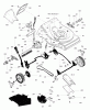 Murray 219931x683A - Stanley 21" Walk-Behind Mower (2001) Listas de piezas de repuesto y dibujos Drive Assembly