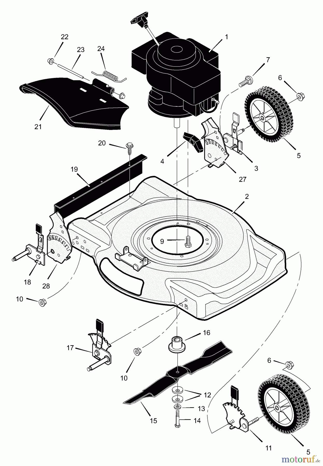  Murray Rasenmäher 220010x92NA - B&S/Murray 22