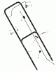 Murray 22105x30A - 22" Walk-Behind Mower (2002) Listas de piezas de repuesto y dibujos Handle Assembly