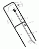 Murray 22105x92A - B&S/ 22" Walk-Behind Mower (1998) (Walmart) Ersatzteile Handle Assembly