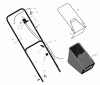 Murray 222390x99B - B&S/ 22" Walk-Behind Mower (2002) (AAFES) Ersatzteile Handle And Bag Assembly