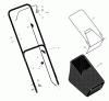 Murray 22265x31E - Scotts 22" Walk-Behind Mower (2004) (Home Depot) Ersatzteile Handle & Bag Assembly