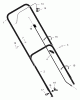 Murray 22265x8A - Scotts 22" Walk-Behind Mower (2000) (Home Depot) Spareparts Handle Assembly