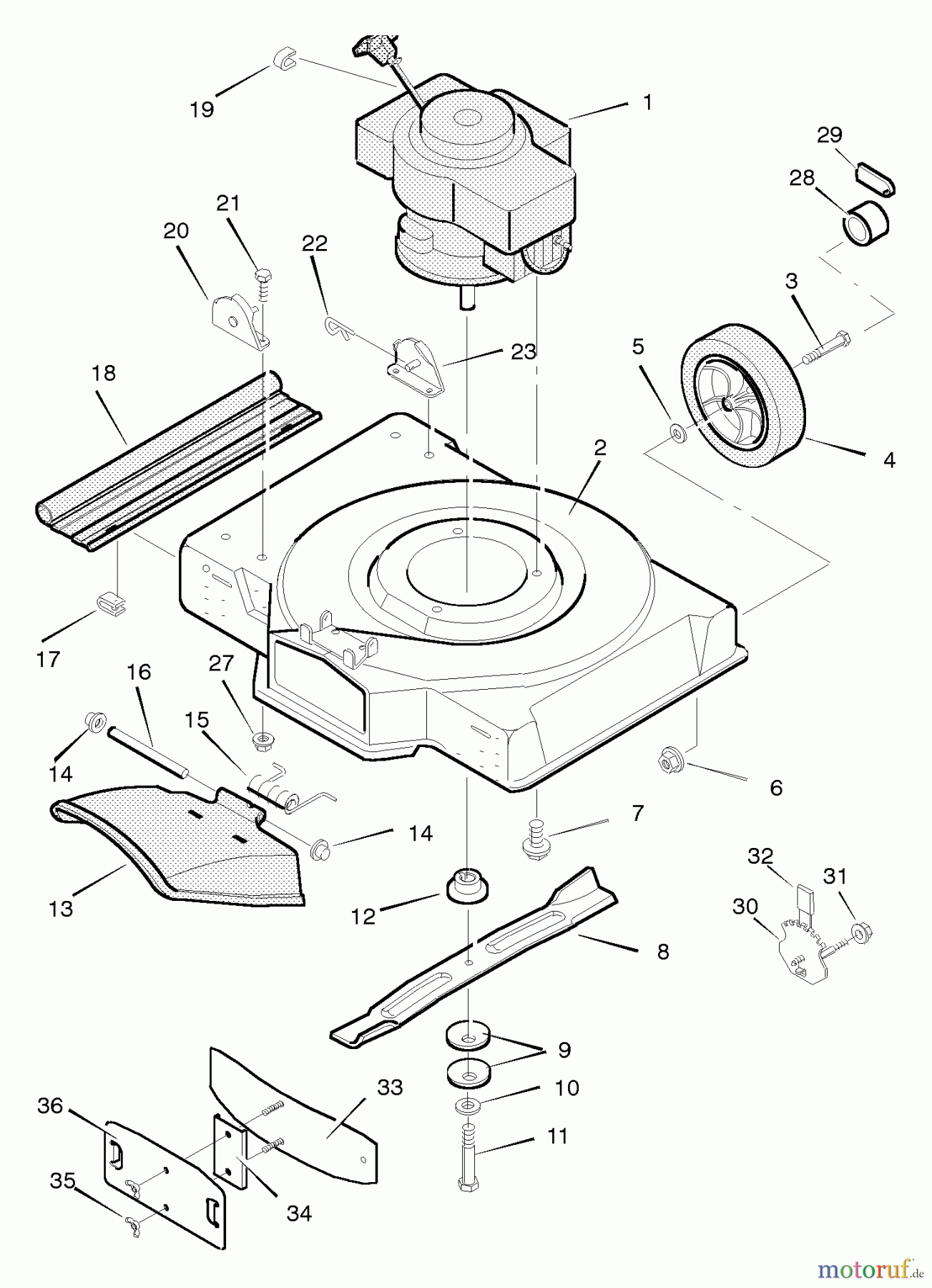  Murray Rasenmäher 22275x92A - B&S/Murray 22