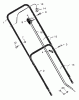 Murray 22276x92A - B&S/ 22" Walk-Behind Mower (1997) (Walmart) Ersatzteile Handle Assembly