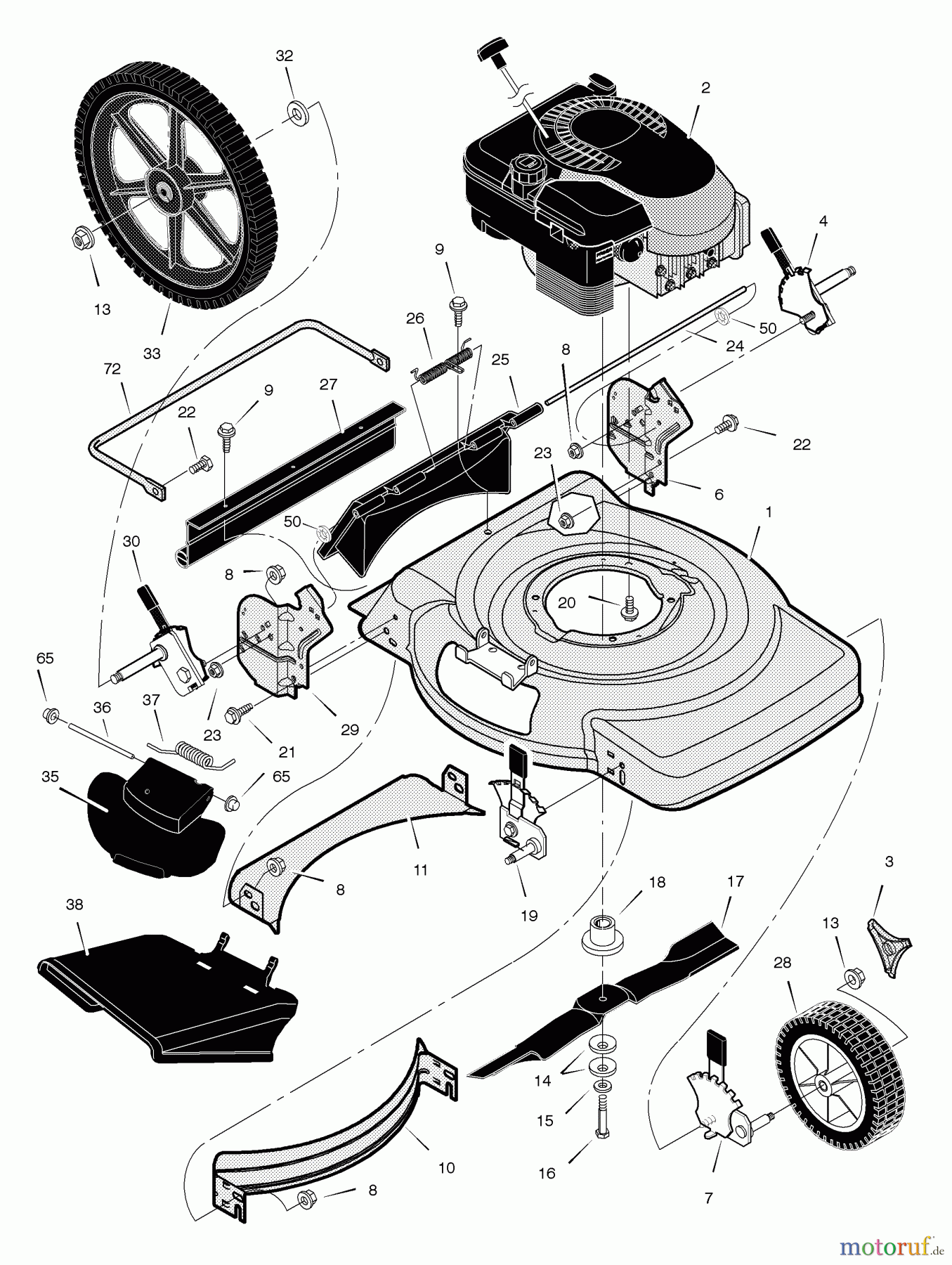  Murray Rasenmäher 223310x24C - B&S/Murray 22