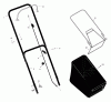 Murray 223310x31A - Scotts 22" Walk-Behind Mower (2005) (Home Depot) Ersatzteile Handle & Bagger Assembly
