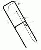 Murray 22405x32A - B&S/ 22" Walk-Behind Mower (1998) (Zellers) Spareparts Handle Assembly